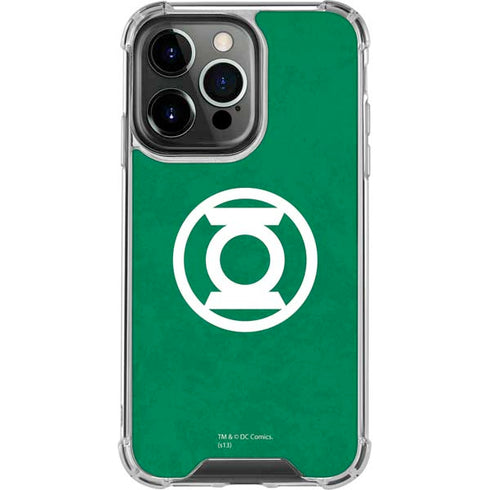 DC Comics Green Lantern Original Logo iPhone 14 Pro Clear Case